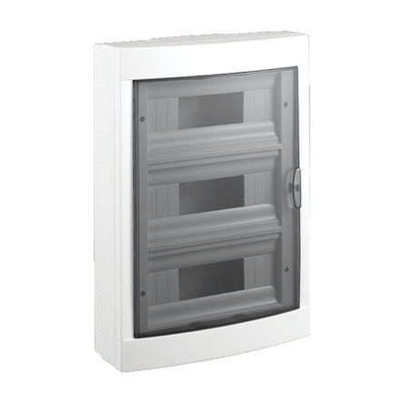 Щиток пластиковый VIKO накладной, 36 модулей, прозрачная крышка, 90912136 - 1