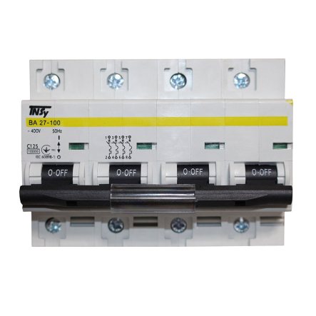 Автоматический выключатель TNSY ВА27-100, 4P, C 125 A, 10 kA, 5504872