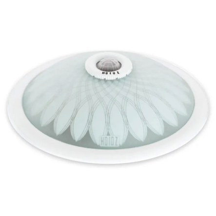 Світильник стельовий HOROZ, з датчиком руху, E27, IP20, max. 2x25W, ⌀300 мм, 400-000-112 - 1