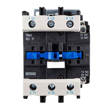 Магнитный пускатель ПМ 4-80 M7 220В (LC1-D8011) 1NO+1NC, A0040010055