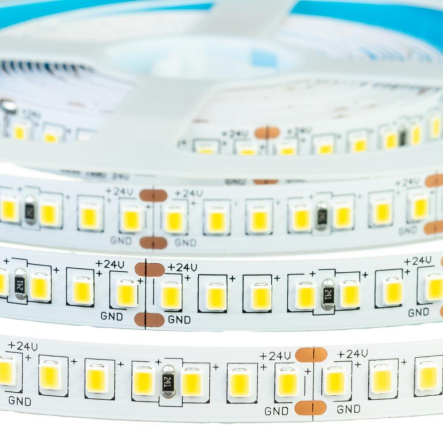 Светодиодная лента белая холодная 24V smd2835 168Led/м 13W/м IP20 AVT
