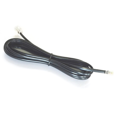 Телефонный кабель Cablexpert TC6P4C-5M-BK, 6P4C, 5 м