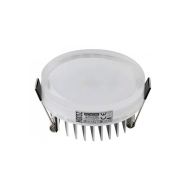 Светильник светодиодный HOROZ Electric VALERIA, SMD, 7W, 4200K, 560Lm, Ø82мм, белый, 016-040-0007-030
