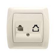 Розетка комп'ютерна VIKO CARMEN, 90562032, крем