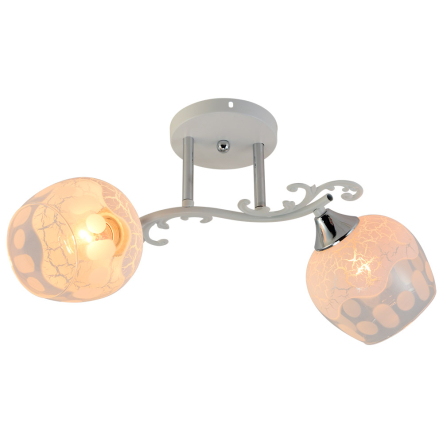 Люстра VALESO V XA1308–2 White Chrome на 2 плафона - 1