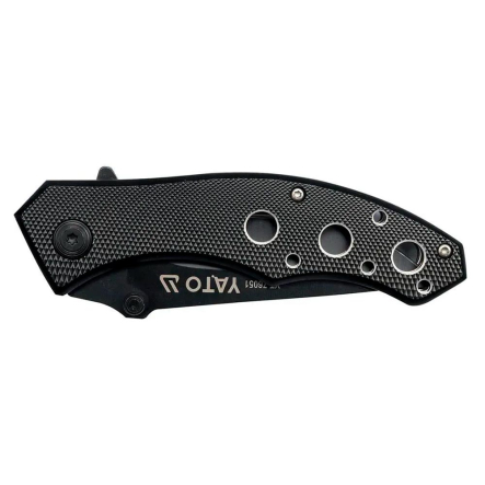 Нож со сложенным лезвием и металлической ручкой, l=190 мм YATO YT-76051