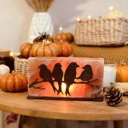 Соляной светильник «Птицы на ветке» 2кг