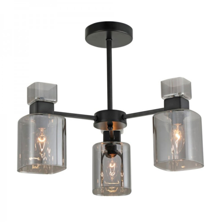 Светильник Ardero BL1130-1ARD OLIVIA, под лампу E14х3 ⌀460х360 мм, чёрный - 1