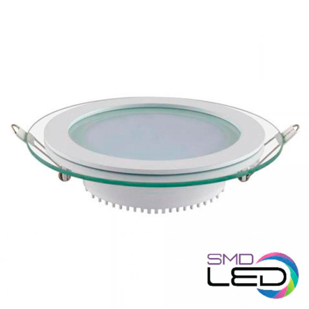 Світильник світлодіодний HOROZ Electric CLARA-12, SMD, 12W, 6400К, коло, Ø160мм, білий, 016-016-0012-010 - 1