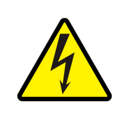 Наклейка "Знак електробезпеки" 120х120х120 мм