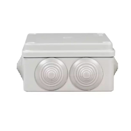 Коробка распределительная PAWBOL S-BOX 106, 100х100х50, IP55,  6 сальников, серая