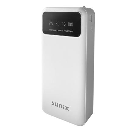 Повербанк (УМБ) SUNIX PB-41, 24000 мАч, белый - 6