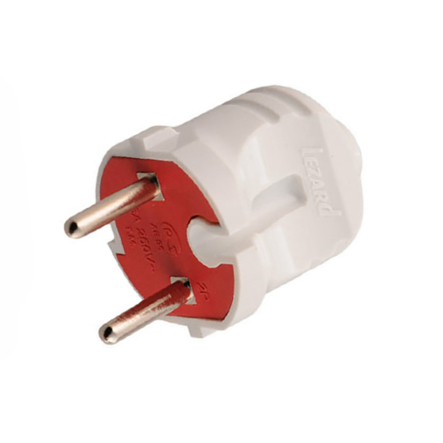 Вилка однофазна LEZARD 715-0101-601, без заземлення - 1