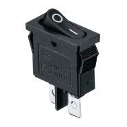 Переключатель TNSy5500686, AC 240 В, 6 A, KCD1-12-101 B/B, черный, овальная клавиша