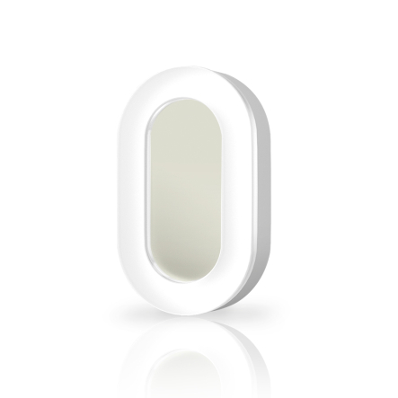 Светильник LED VIDEX, ART, IP65, 11W, 5000K, 820Lm, овальный, белый, 25245