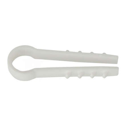 Дюбель-хомут АСКО-УКРЕМ круглий 10мм, білий (уп.100шт) - 1