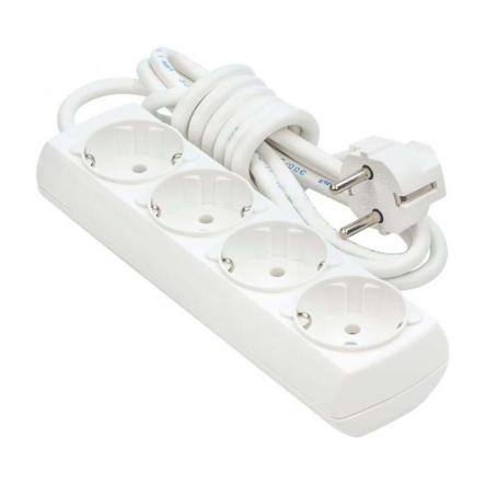 Подовжувач 4 гн+Z, 5 м Borsan BR-1554-5 - 1