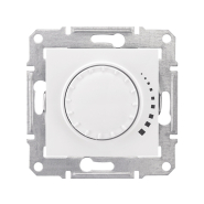 Светорегулятор проходной, поворотно-нажимной, универсальный Schneider Electric Sedna, белый, SDN2200821