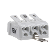 Клема пружинна сполучна КСПз3-L + N + PE IEK