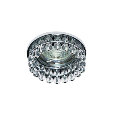 Світильник точковий Feron CD2130, MR16, GU5.3, 50W, прозорий/хром - 1