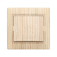 Выключатель Lezard MIRA одноклавишный, Дуб выбеленный матовый, 701-5252-100