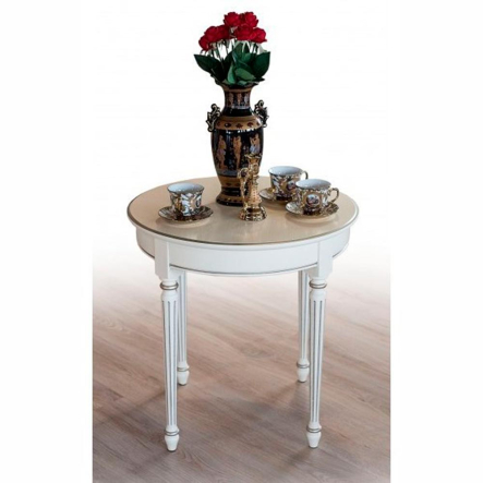 Столик чайный Мебус Империя, 600х600 мм, дуб, панакота