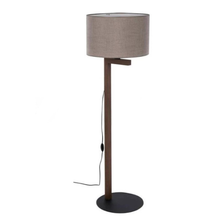 Торшер TK-lighting TROY 3096, 1xE27х60 Вт, D 40 см, H 130 см, горіх - 1