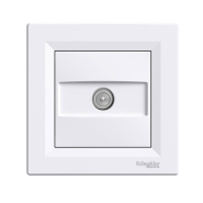 Розетка TV концевая Schneider Electric ASFORA, белая, ЕРН3200121