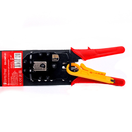 Инструмент для обжима штекеров 4P 6P 8P ElectroHouse EH-CMP-01 - 1