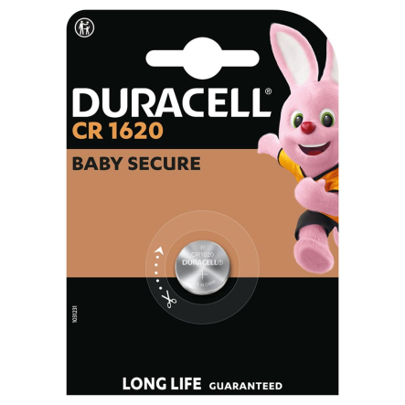 Батарейка Duracell CR1620 3В спеціальна літієва батарейка типу таблетка, 1шт., 5011067 - 1