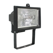 Прожектор IEK ІО-150, 150W, IP54, галогенний, чорний, LPI01-1-0150-K02