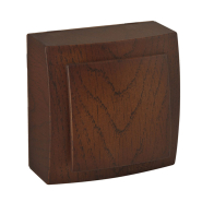 Выключатель 1-кл. орех Themis