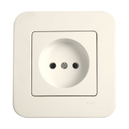 Розетка без заземлення VIKO Rollina, 90421007, крем