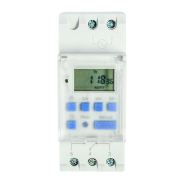 Таймер тижневий електронний АСКО-УКРЕМ THC15-TC з прозорою кришкою, A0090040004