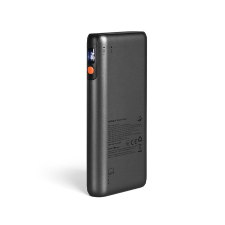 Повербанк (УМБ) VIDEX VPB-202C, 20000mAh, 75W, Black