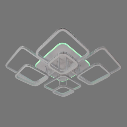 Люстра LED SIRIUS DK5868B/8 WH (RGB) 552W+14W