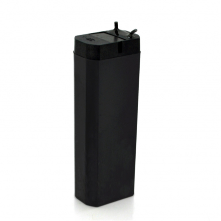 Акумуляторна батарея MERLION GP988, AGM, 4 В, 1,2 Аг, 33x22,7x90,2 мм, 18262, клеми під пайку - 1