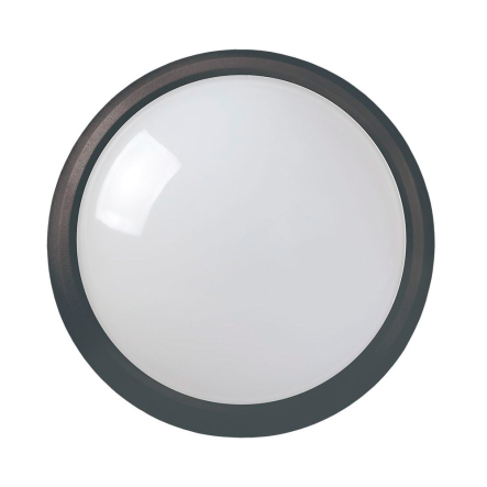 Светильник светодиодный IEK LED ДПО 3031, 12Вт, 4500K, IP54, круг, черный, LDPO0-3031-12-4500-K01 - 1