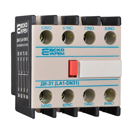 Контакт дополнительный АСКО-УКРЕМ ДК-31 (3HO+1НЗ), A0040050013 - 1