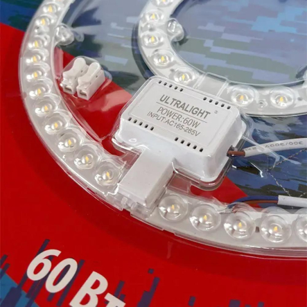 Модуль светодиодный на магните ULTRALIGHT МКС45, 45Вт, 4500Lm, 5000К, 180°, D 250мм, IP 20