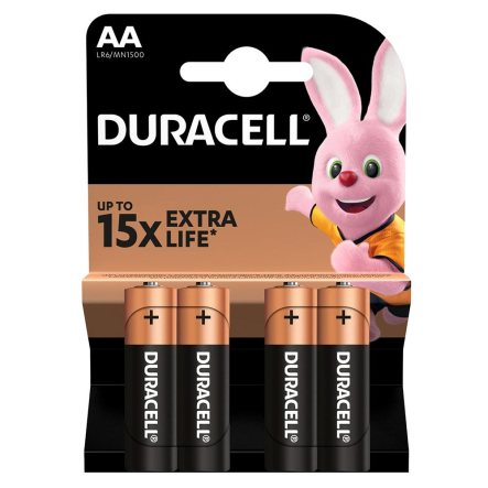 Батарейка Duracell Basic АА LR6 1.5V, 1х4 шт. Бельгія, 5014441 - 1