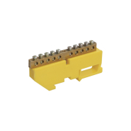 Шина РЕ &quot;земля&quot; на DIN-ізоляторах ШНІ-6х9-12-Д-Ж IЕК