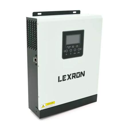 ДБЖ настінний з правильним синусом LEXRON-2400, 2400W, 24V, струм заряду 0-50A ,170-280V, MPPT (50А) - 1
