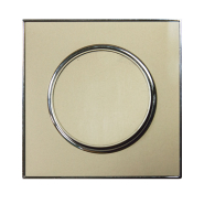 Вимикач 1-кл, RIGHT HAUSEN LAURA золото HN-015018