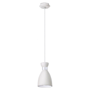 Подвес Vesta CUTE 55011-1, h=25/120 cм, d=12 см, 1*60Вт, Е-27,  WHITE, white cable