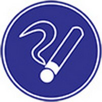 Знак Ф180мм "Палити тут" - 1