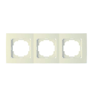 Рамка Nilson Touran тройная универсальная крем, 24120093