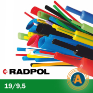 Трубка термоусаджувальна RADPOL, RCH1 19/9,5Х1-T зелена