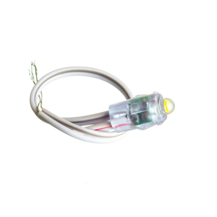 Светодиод быстрого монтажа MTK-LED-WW-0,08W-IP65-12V 10мм белый теплый - 1