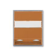 Центральная пластина двойной телефонной розетки